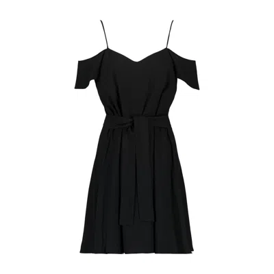 Marianne By Marie Jordane Women's Axelle Black Off Shoulder Dress