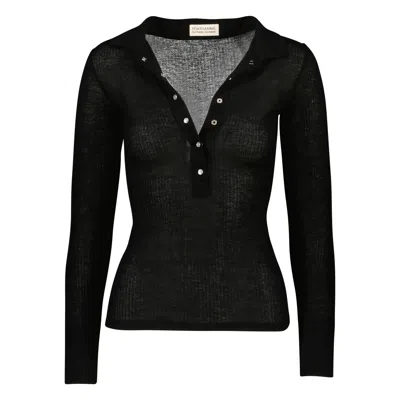 Marianne By Marie Jordane Women's Britney Polo Neck Jumper Black