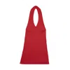 Marianne By Marie Jordane Women's Edie Open-back Pointelle Dress – Red In Red