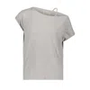 Marianne By Marie Jordane Women's Grey Michele Asymmetrical Tee Shirt In Grey