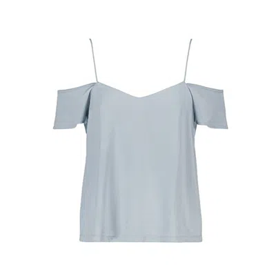 Marianne By Marie Jordane Women's Juliette Blue Off Shoulder Top