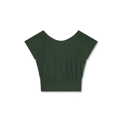 Marianne By Marie Jordane Women's Juno Organic Cotton Tee Green
