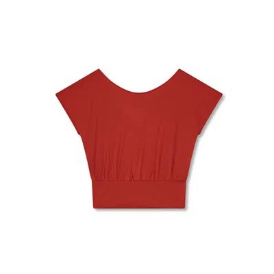 Marianne By Marie Jordane Women's Juno Organic Cotton Tee Red