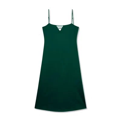 Marianne By Marie Jordane Women's Karma Open-back Midi Dress Green
