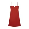 Marianne By Marie Jordane Women's Karma Open-back Midi Dress Red In Red