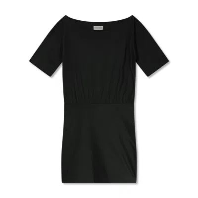 Marianne By Marie Jordane Women's Loulou Asymmetric T-shirt Dress Black