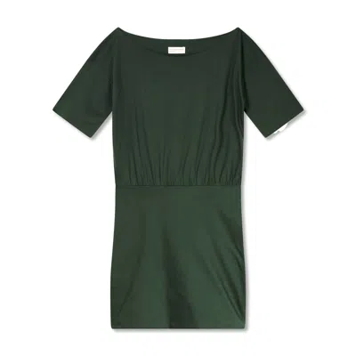Marianne By Marie Jordane Women's Loulou Asymmetric T-shirt Dress Green