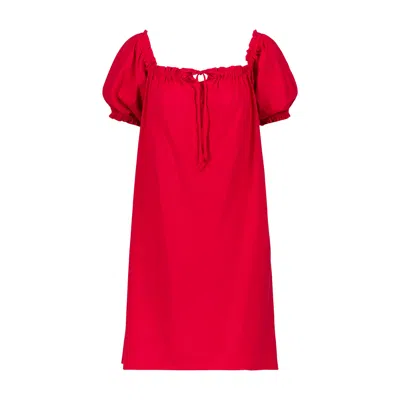 Marianne By Marie Jordane Women's Louna Red Off Shoulder Dress