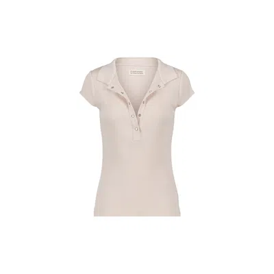 Marianne By Marie Jordane Women's Neutrals Lena Beige Polo Shirt