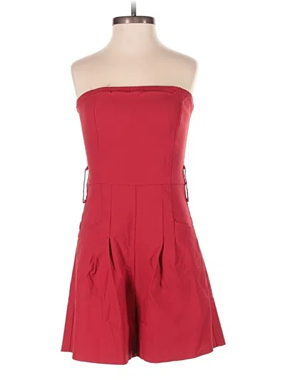 Pre-owned Marianne Romper In Red
