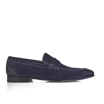 Mariano Shoes Men's Blue Albufeira Loafers Navy
