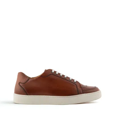 Mariano Shoes Men's Brown Luso Sneaker Cognac