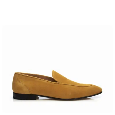 Mariano Shoes Men's Brown Ramos  Loafers Peach