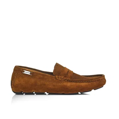 Mariano Shoes Men's Brown Vagos Loafers Camel
