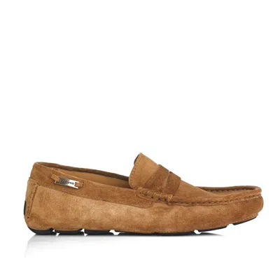 Mariano Shoes Men's Brown Vagos Loafers Cognac