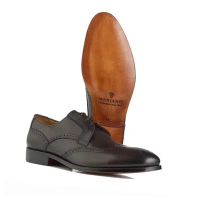 Mariano Shoes Men's Porto Oxford Dark Brown