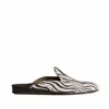 Mariano Shoes Men's White / Brown Pony Slipper Brown In White/brown