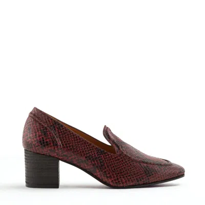 Mariano Shoes Women's Alfama Pump Red Snake Effect