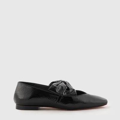 Mariano Shoes Women's Cacia Ballerina Varnished Black