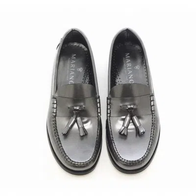 Mariano Shoes Women's Silver Aire Loafers Metal