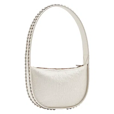 Marici Chelsea Stud Structured Shoulder Bag In White