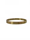 Marie Accessories Women's Love Bangle Bracelet In Gold In Gold