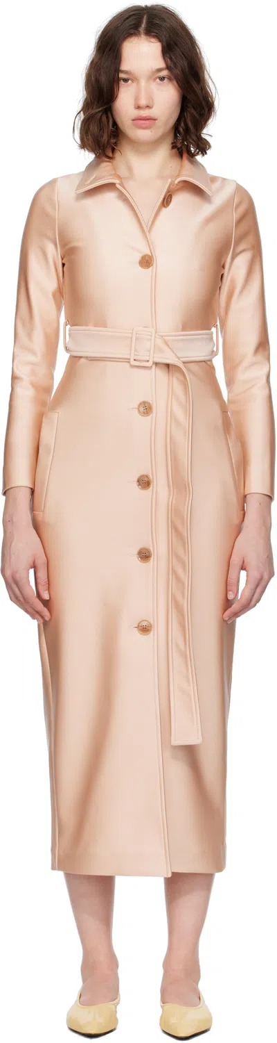 Marie Adam-leenaerdt Beige Fitted Trench Coat