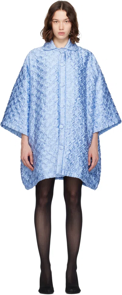 Marie Adam-leenaerdt Blue Robe Shirt Coat