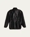 Marie Adam-leenaerdt Chic Oversized Tracksuit Jacket In Black