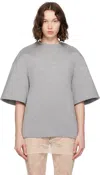 Marie Adam-leenaerdt Gray Base T-shirt In Gray