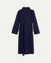 Marie Adam-leenaerdt Multiple Ways Wool Skirt Coat In Navy