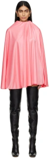 Marie Adam-leenaerdt Pink Cape Blouse In Pink
