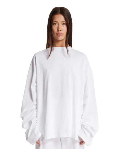 Marie Adam-leenaerdt White Wide Sleeve T-shirt