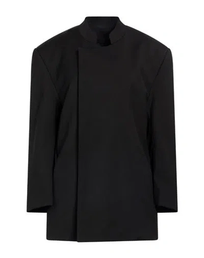 Marie Adam - Leenaerdt Woman Jacket Black Size 6 Wool