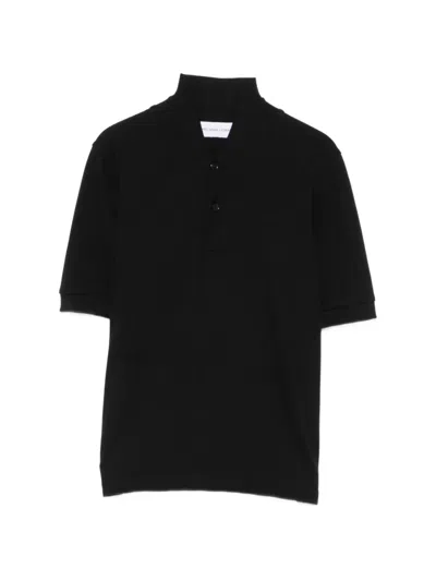 Marie Adam-leenaerdt Short-sleeve Polo Shirt In Black