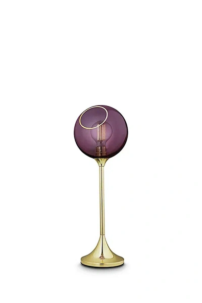 Marie Burgos Collection Marie Burgos Ballroom Table Lamp In Purple