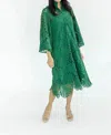 Marie By Victoria Dunn Jolene Maxi Dress In Vert Foncé