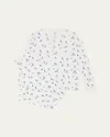 Marie Chantal Boy's Derek Quarterback Printed Pajama Set In White Multi