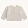 Marie Chantal Cashmere Sparkle Cardigan In Neutral