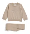 Marie-chantal Crown Sweater And Sweatpants Set In Brown