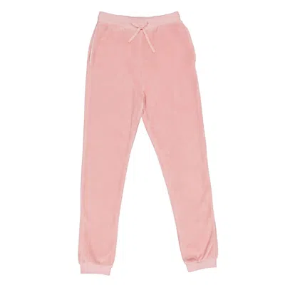 Marie Chantal Kids' Girls Floral Dusty Pink Sweatpants