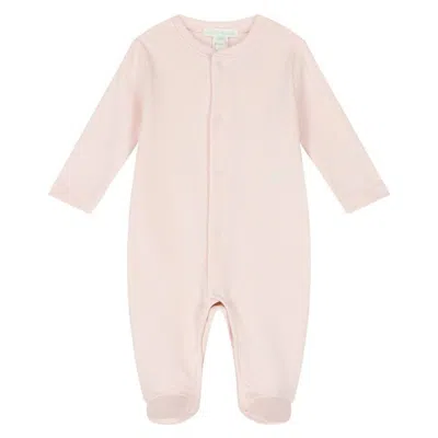 Marie Chantal Infant Pointelle Angel Wings Babygrow In Pink