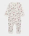 Marie Chantal Kid's Dan Little Chrismas Romper In White
