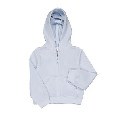 Marie Chantal Kids Angel Wing Velour Hoodie In Blue