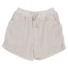 Marie Chantal Kids Velour Angel Wing Shorts In Grey