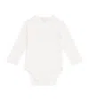 Marie-chantal Pointelle-knit Angel Wing Bodysuit In Pink