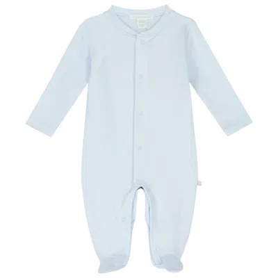 Marie Chantal Toddler Pointelle Angel Wings Babygrow In Blue