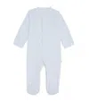 Marie-chantal Velour Angel Wing All-in-one In Blue