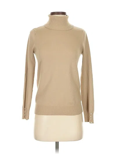 Pre-owned Marie Claire Turtleneck Sweater In Brown