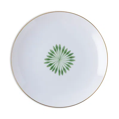 Marie Daage Allee De Cypres Salad/dessert Plate In White